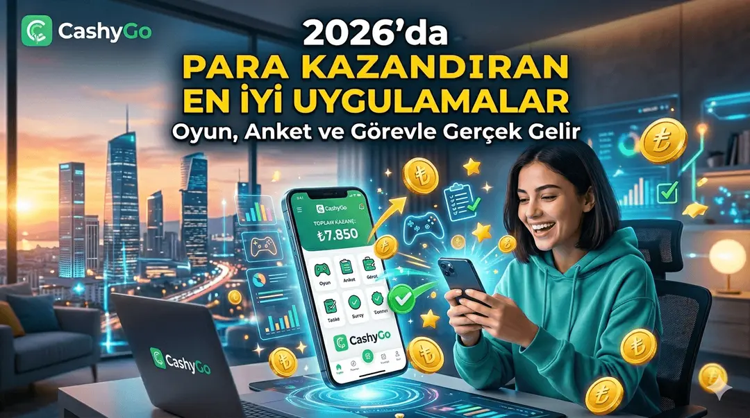 Para Kazandıran Uygulamalar 2026: Ayda Kaç TL?