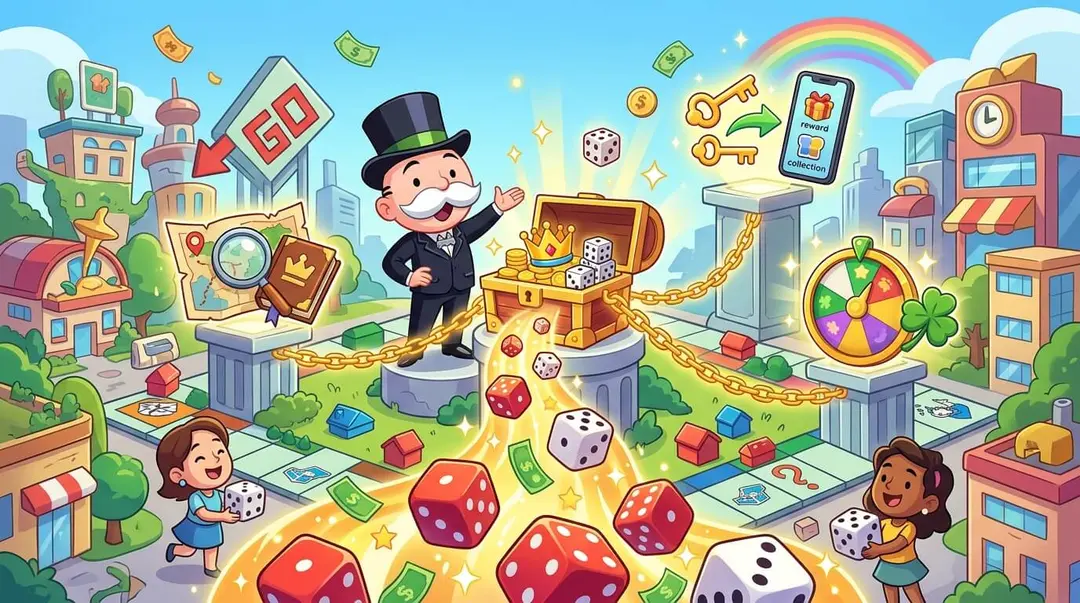 Dados gratis Monopoly Go: enlaces y trucos reales