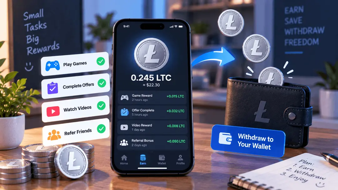 Free Litecoin: How to Earn It and Withdraw to Your Wallet