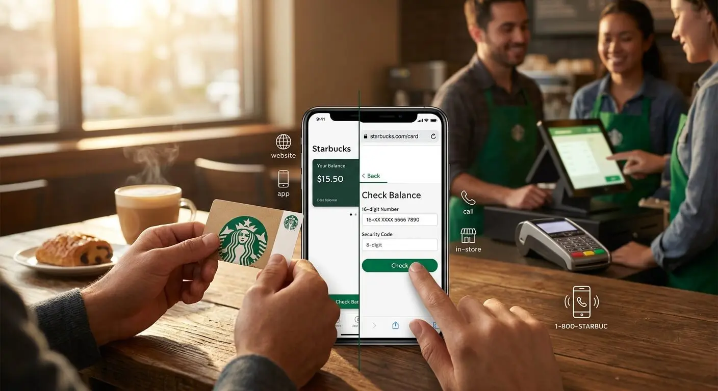 Starbucks Gift Card Balance: 4 Ways to Check